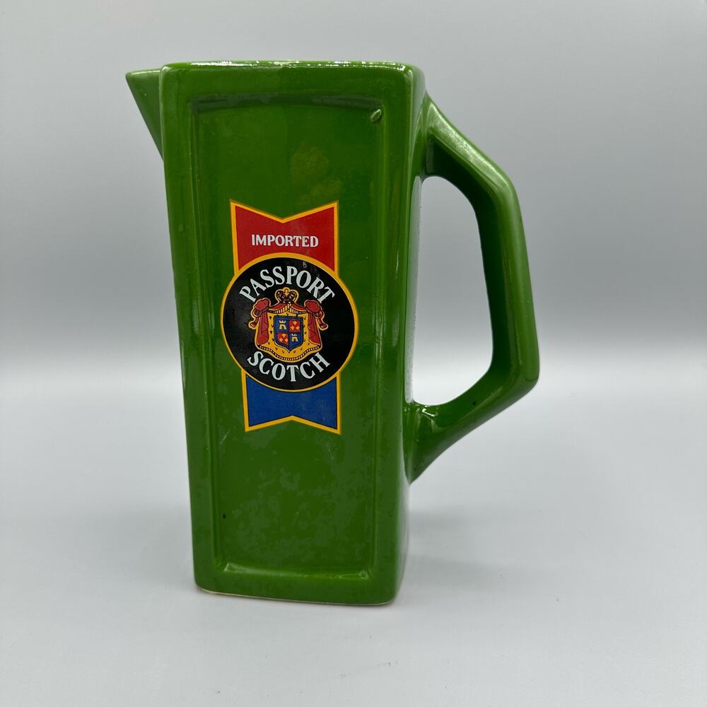 Vintage Whisky Jug Passport Scotch American Back Stamp Calvert Distillers Co. NY